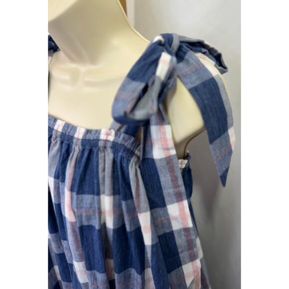 NWT - Maternity HATCH The Alexia Dress in Blueberry Plaid - Picture 2 of 16